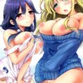 提督との3人でイチャラブ。新婚ほやほやので不安な大鯨を愛宕が手ほどき