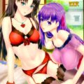 遠坂凛、間桐桜との3Pハーレムエロ