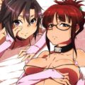 菊地真、秋月律子とエロ下着で下品な3Pセックス