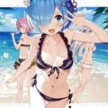 レムの下着、下乳が実にエロい微エロ着エロ美麗ふるーからーイラスト本