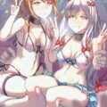セリフほぼなしでエロマガヒロインたちのフルカラー乱交本