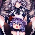 [エロギャグ]お嬢様を咲夜が母乳で育てたり、頭にチンポ突っ込んだり。