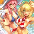 強力媚薬でビーストモード化したマスターにたっぷりヤられるネロと玉藻