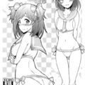 セーラー水着の事務員さん