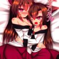 つるぺた影狼ちゃん姉妹と3Pセックス