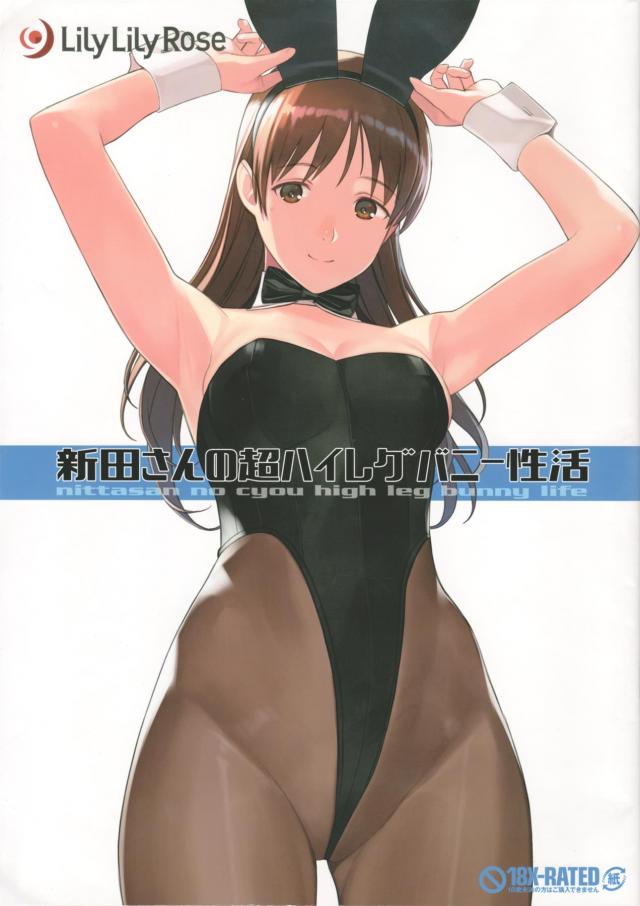 美尻と美乳が際立つハイレグバニーコス