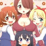 JSトリオとみゃー姉が4人で百合えっち