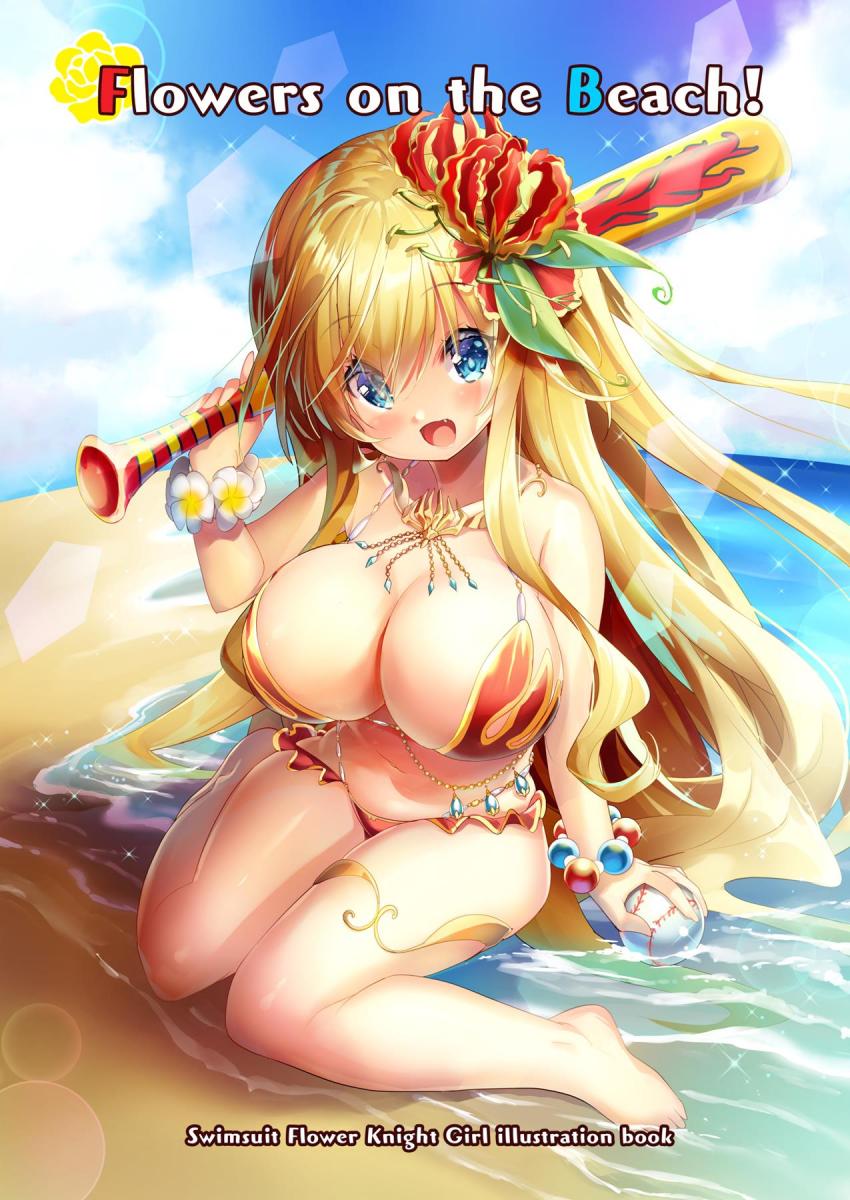 総勢16名の花騎士たちのフルカラー水着イラスト集