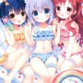 ごちうさヒロインたちの健全フルカラー水着イラスト集