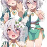 パジャマ姿のコッコロちゃんがおちんぽペロペロ。ちっぱいロリ体型の裸で騎乗位挿入生中出し！