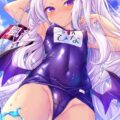 スク水ヒナちゃんを二穴中出しで孕ませて腹ポテ妊婦にしちゃう！
