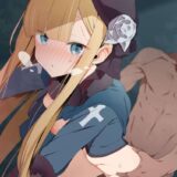 ライネスちゃんに立ちバック中出し！ザーメン入った中出しマンコを指でイジる！