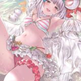 ビーチでビキニビカラちゃんにザーメンぶっかけ！フルカラーCG集