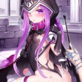 エウリュアレ・ステンノに両脇から抑えられ、おちんぽハメられちゃうメドゥーサ。