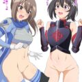 下半身の装備がいきなり消えてしまいふたなりチンポが突然生えちゃったサリーとメイプル。