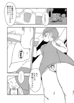 睡眠薬入りのジュースを飲んでしまったブルマは、寝ている間に拘束され媚薬ローションつけたブタチンポで処女マンコを犯されてしまう！媚薬効果で一生同じチンポじゃないと満足できなくなってしまったブルマは、ウーロンのチンポケースとして生きていくことに。