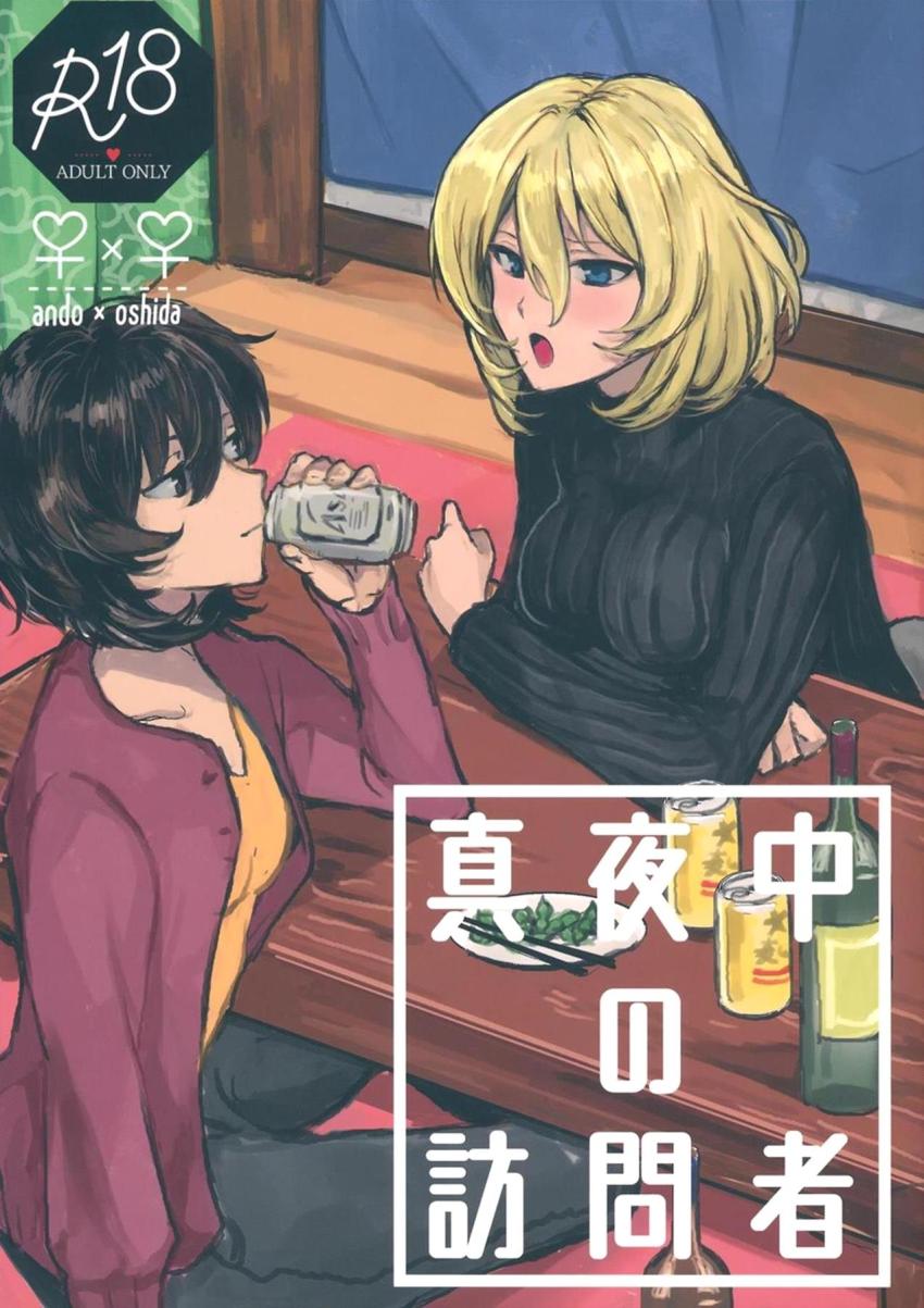 社会人になった押田と安藤の大人百合えっち