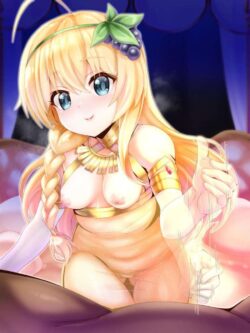 金髪ロリ王女の手コキ搾精