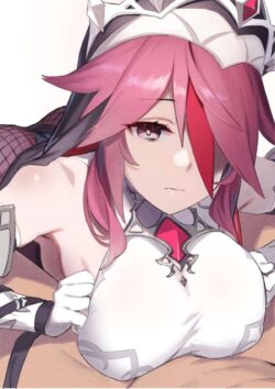 無表情クールなロサリアとパイズリ＆立ちバック