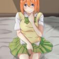 嫌がる四葉を脅して処女マンコに中年ザーメン生中出し！