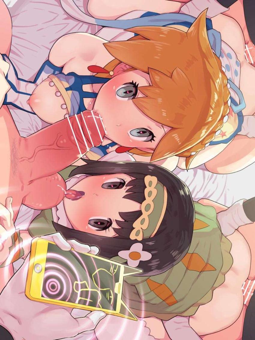 催眠アプリでカスミ＆エリカにWフェラしてもらう本